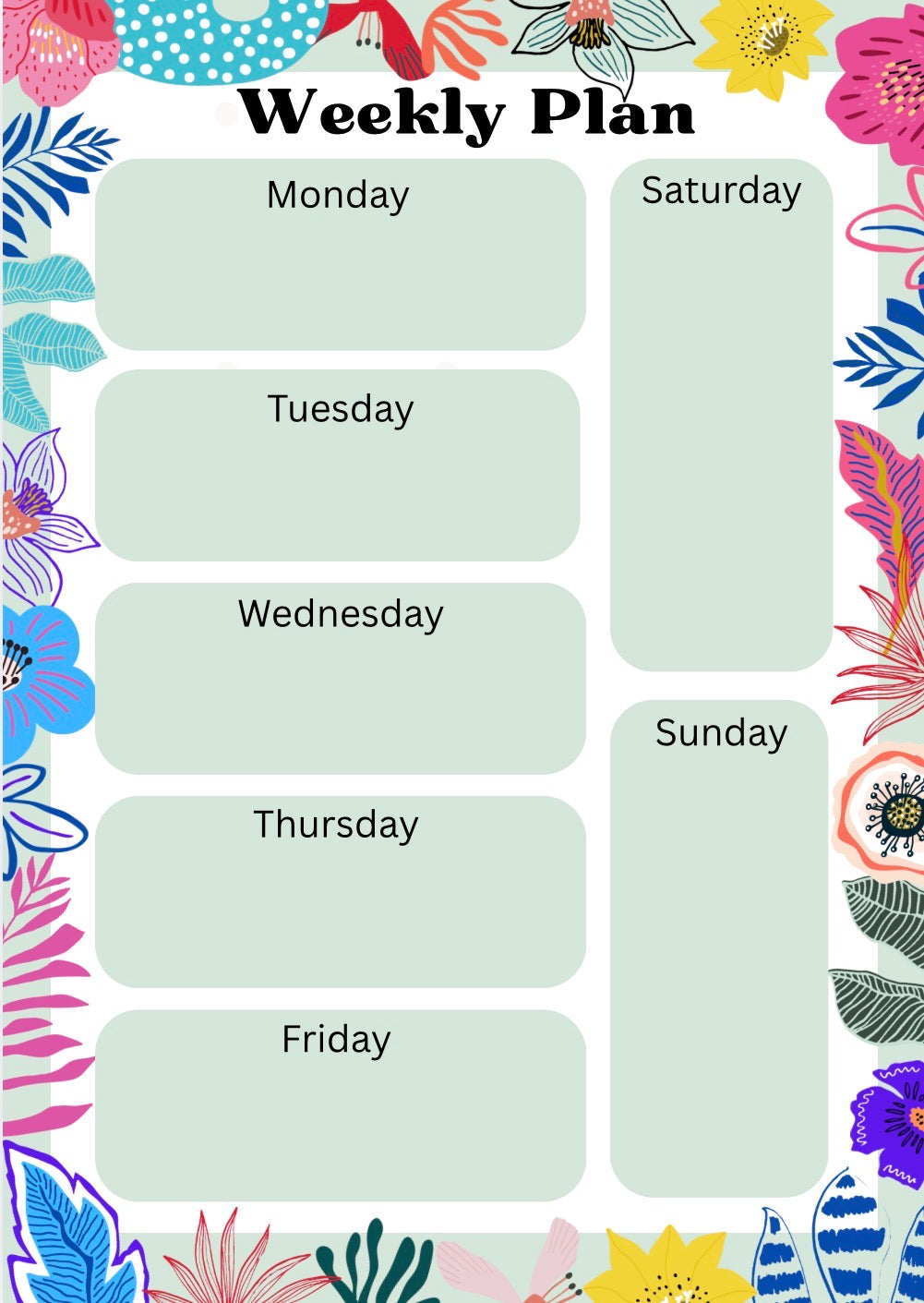Alabaster Weekly Notepad